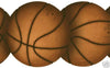 Laser Cut Basketballs Sports on Sure Strip Wallpaper Border - all4wallswall-paper