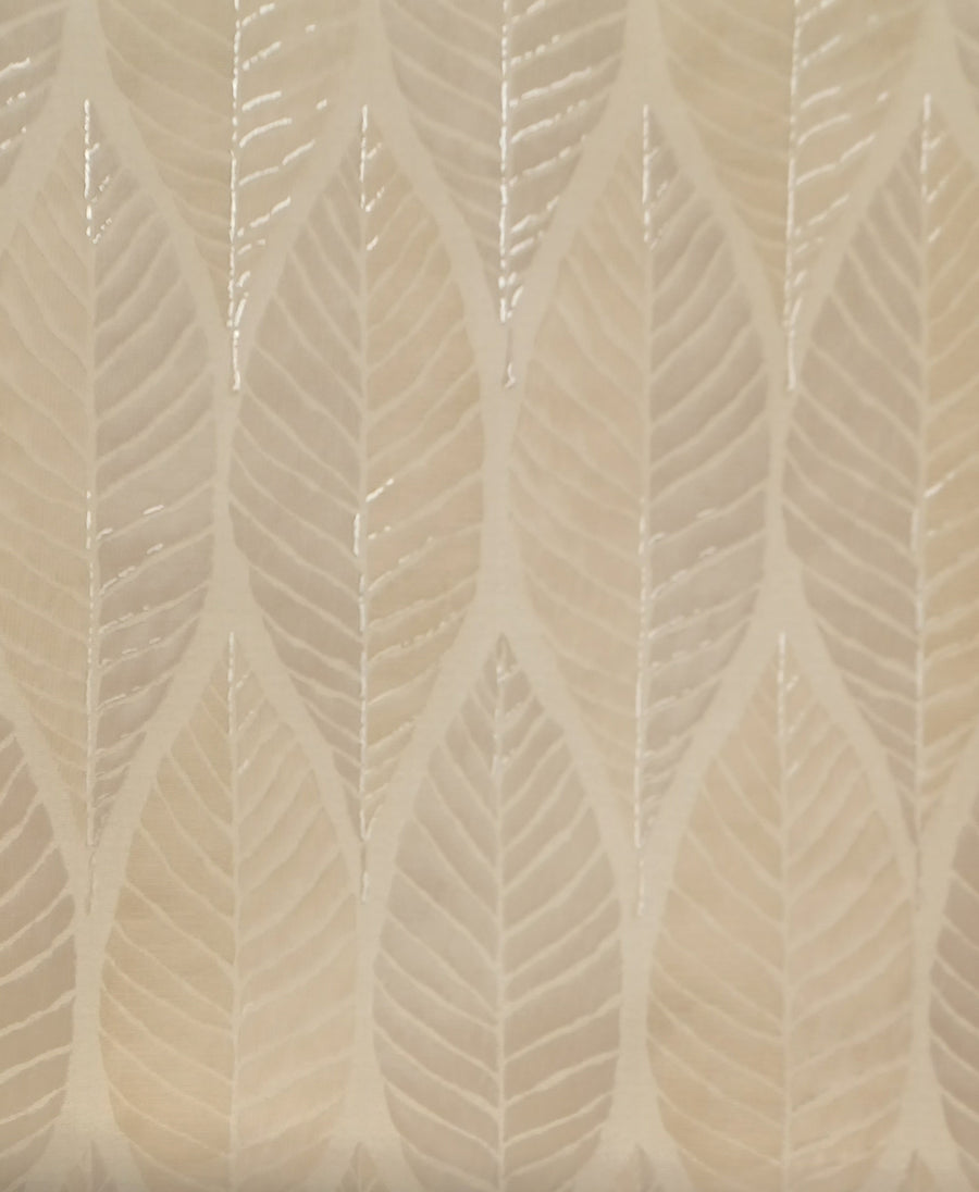 Antonia Vella Contemporary African Leaf 27" Unpasted Wallpaper