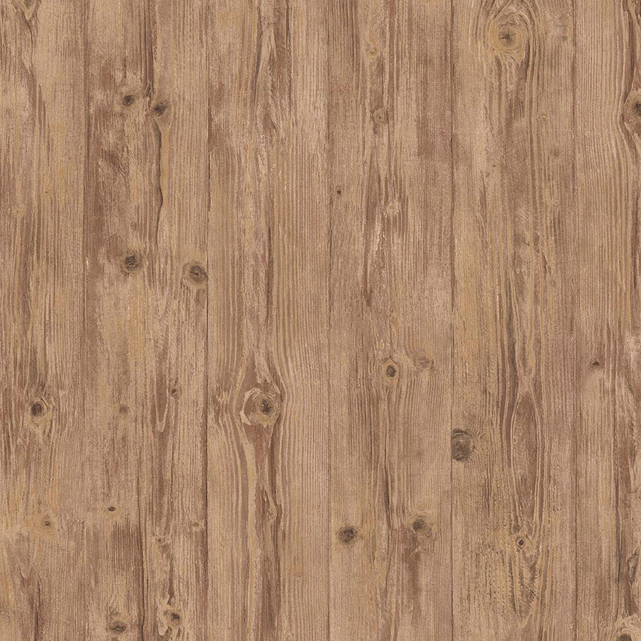 Golden Caramel Wood with Grain & Knots Wallpaper - all4wallswall-paper