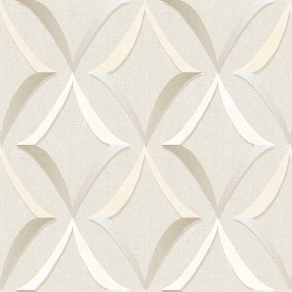 Modern Geometric in Neutral Colors on Easy Walls Wallpaper - all4wallswall-paper