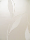 Modern Trailing Leaf in Champagne and Cream on Satin Wallpaper - all4wallswall-paper