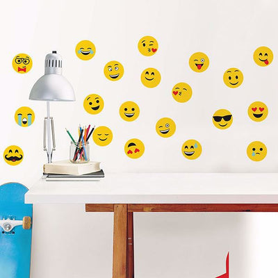 Multiple Emoji Peel and Stick Mural Appliques - all4wallswall-paper