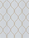 Ice Blue Trellis with Beige and White Unpasted Wallpaper - all4wallswall-paper