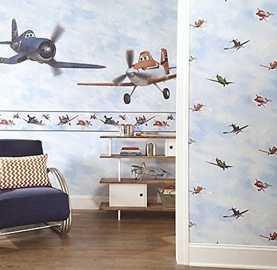 Walt Disney Planes In the Clouds Sure Strip Wallpaper Border - all4wallswall-paper
