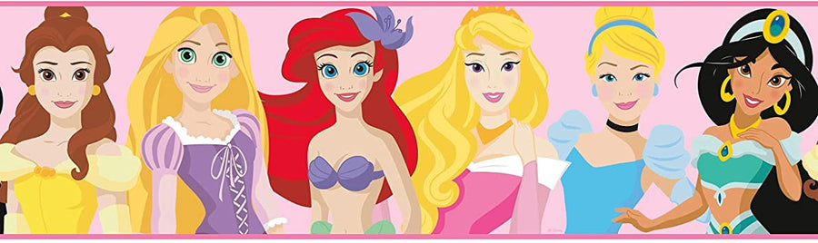 Disney Princesses / Princess Peel and Stick Wallpaper Border - all4wallswall-paper