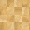 Kathy Ireland Golden Oak Faux Square Wood Blocks Easy Walls Wallpaper - all4wallswall-paper