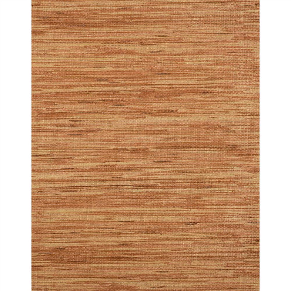 York Reddish Brown on Tan Faux Grasscloth Textured Wallpaper - all4wallswall-paper