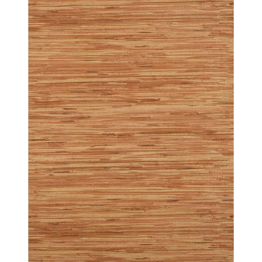 York Reddish Brown on Tan Faux Grasscloth Textured Wallpaper - all4wallswall-paper