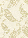 Raised Sand Textured Beige Paisley On Satin Cream Wallpaper - all4wallswall-paper