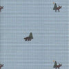 Blue Gingham With Bear, Moose & Trees Wallpaper - all4wallswall-paper