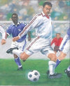 On the Field Soccer Game Wallpaper Border - all4wallswall-paper