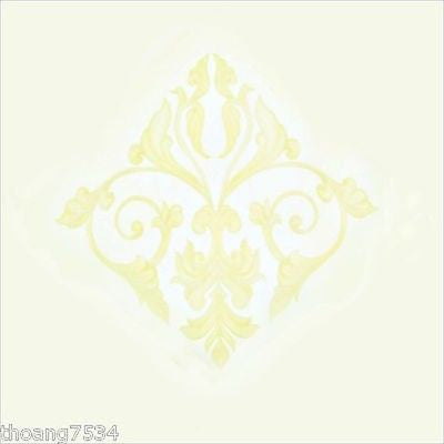 Damask Medallions Instant Rub On Transfer Expressions Mural - all4wallswall-paper
