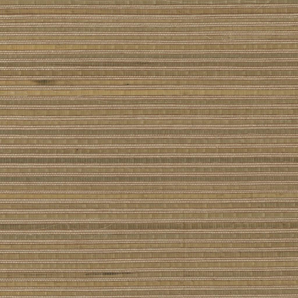 Brown & Green Bamboo Grass and Sisal Real Textured Grasscloth Wallpaper - all4wallswall-paper