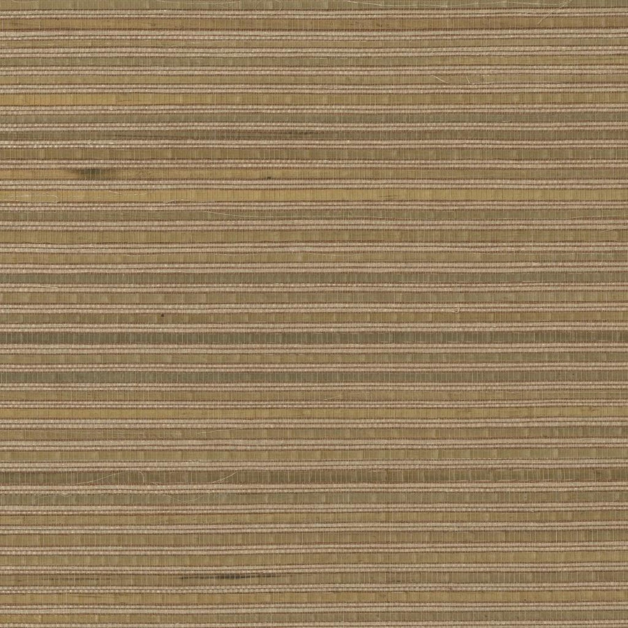 Brown & Green Bamboo Grass and Sisal Real Textured Grasscloth Wallpaper - all4wallswall-paper