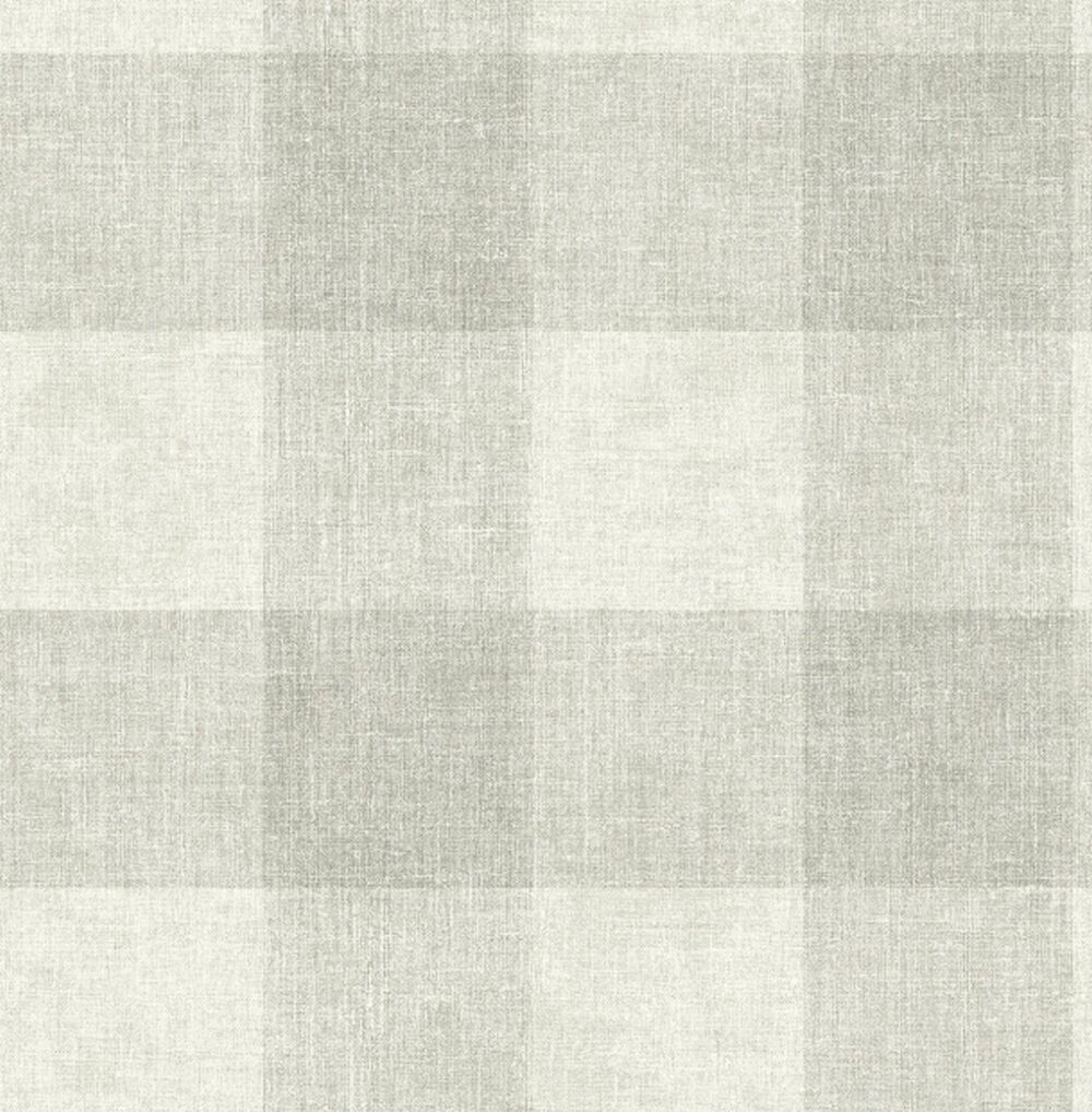 Oversized Grey Checks Unpasted Wallpaper