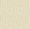 Williamsburg Geometric Lattice Soft White & Gold on Sure Strip Wallpaper - all4wallswall-paper